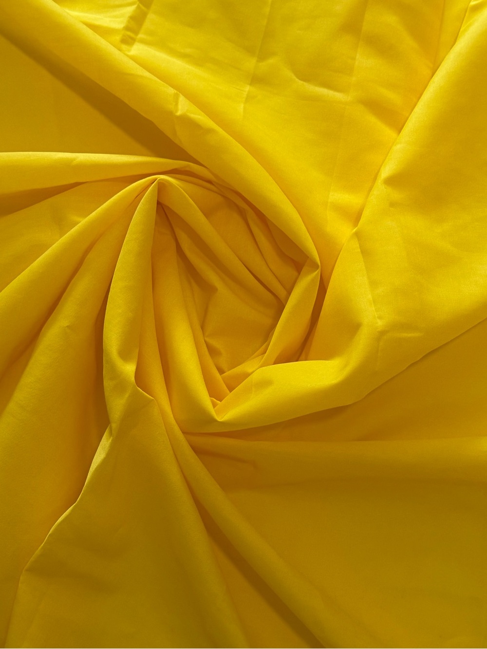 Bright Yellow Cotton Lining Fabric